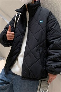 A菱格衣男秋冬季加厚立领服外套潮牌休闲袄   W2329-P70图片