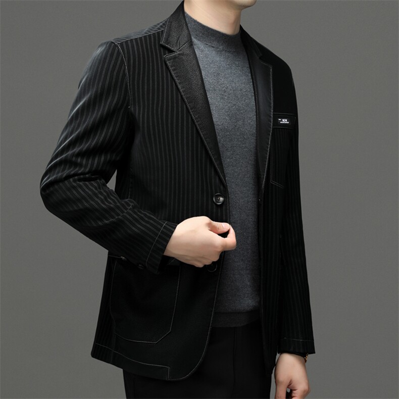 CM2235钱塘2020-2秋冬季新款时尚休闲百搭中年男士西服P190,男装西服,钱塘207-2
