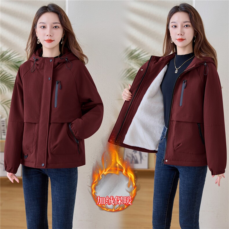 现货！现货！2025冬季新款加绒加厚棉衣外套女棉服,女装棉衣/棉服,以桐