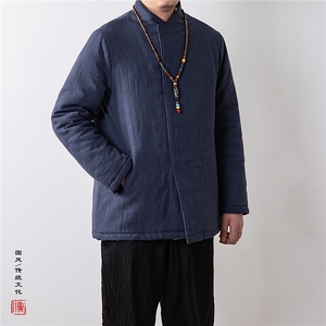 冬装新款风男装禅意男装棉衣外套HM13P130图片