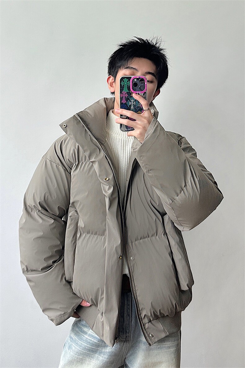 防水高级感棉服青少年短款保暖上衣男女同款5D3063-TP70不,男装棉衣,电商A102