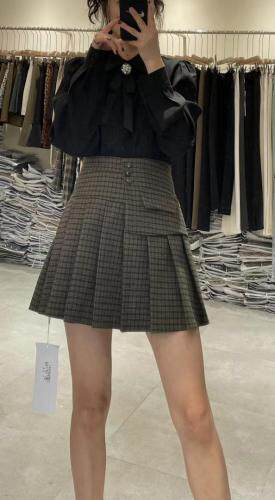 秋冬新款格子百褶裙,其它,帛糸霓娜