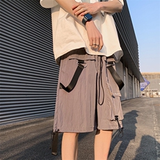 8XL-M特大码肌理感五分裤户外登山裤冲锋裤短裤男DK1502P49控68，男装休闲裤，电商D206-1