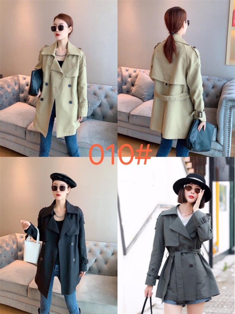 秋季新品风衣一手长，女装风衣，YO\VLF雅洛菲