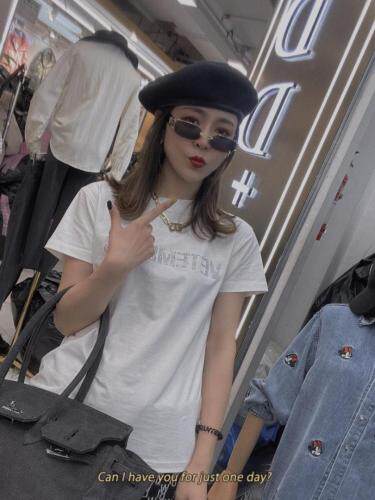 潮烫钻短袖，女装，DD+(4F)