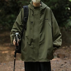新款冲锋衣外套男士春秋款潮牌工装夹克男生连帽户外CF011P68，男装夹克，星座1116-2