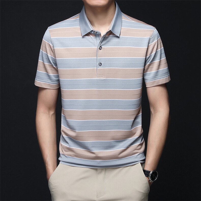 BJ902806男士2023年夏季新款百搭T恤男短袖商务休闲体恤男P110,男装T恤,电商B360
