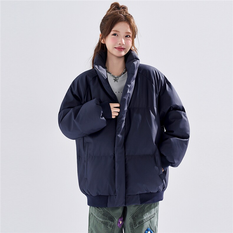 新款冬季羽绒立领PU皮棉服棉袄韩版宽松外套A436-2522-P80,男装棉衣,电商A436