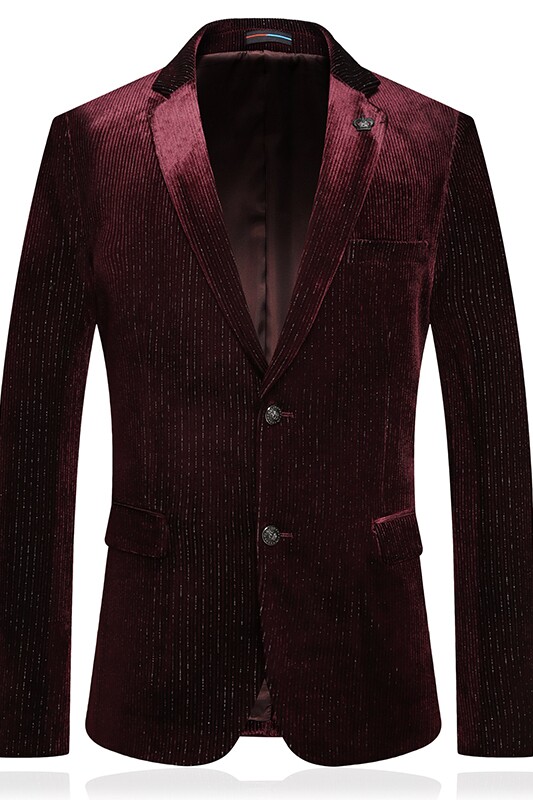 断码2021秋冬新款灯芯绒小西服男士韩版修身西装外套777-P165,男装西服,电商D225