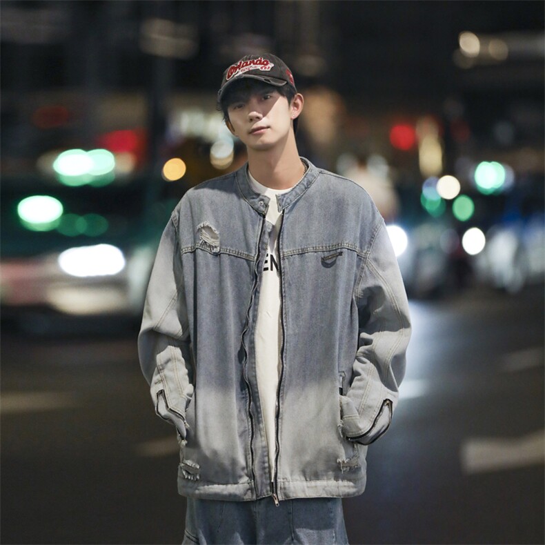 A1007P75秋冬新款青年男生休闲日系港风潮男外套夹克,男装夹克,星座512-6