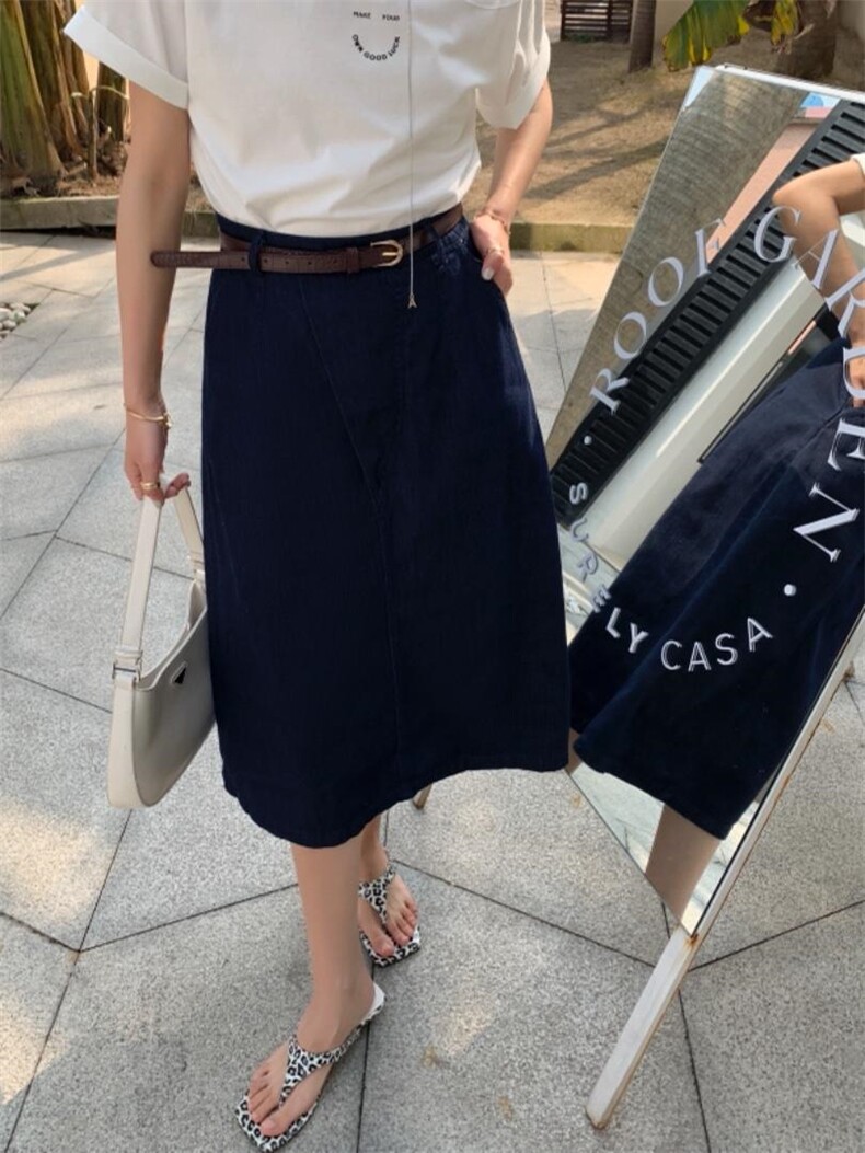 牛仔半裙，女装半身裙，肆尔