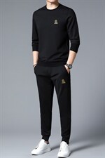 SXL9602秋季2023年新款男士长袖长裤修身休闲时尚卫衣套装P127，男装休闲套装，电商B360