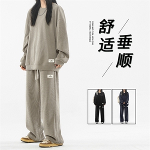 宽松重磅条绒美式休闲套装  TZ818-特批98图片
