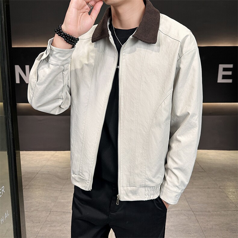 K612-P85秋装新款商务夹克外套秋新款休闲夹克男士时尚宽松外套,男装夹克,星座507A（原星座306B-2）
