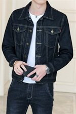 春季牛仔夹克潮男士修身青年休闲韩版牛仔外套上衣8118-P75，男装夹克，电商A318