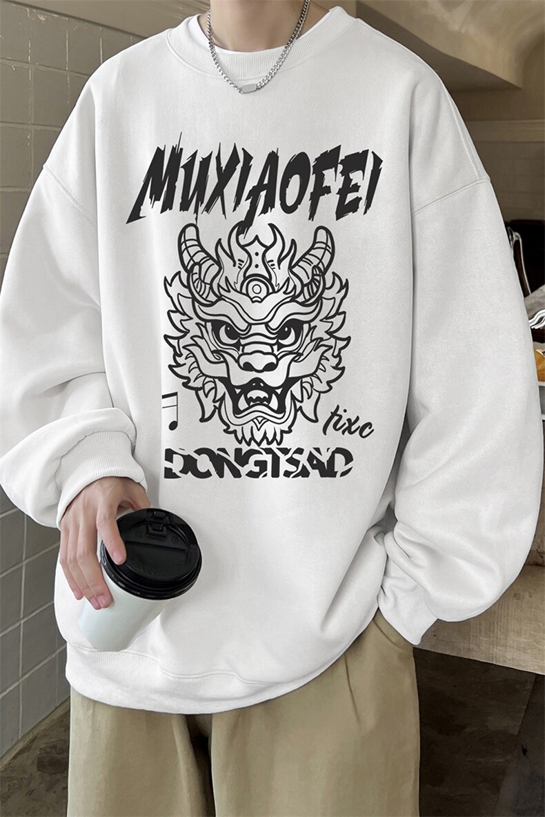 量大优可提供视频麂皮绒卫衣圆领HD019-1-LPYL4105-P30,男装卫衣,电商019-1