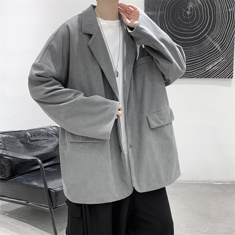 现货港风宽松粉红色小西装男西服KD401-P55,男装西服套装,电商D312-1