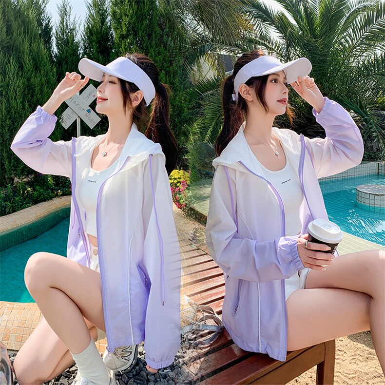 2026夏季新款防晒服短RF2C290-6832#-P85-K138,女装防晒衣,蝶眷