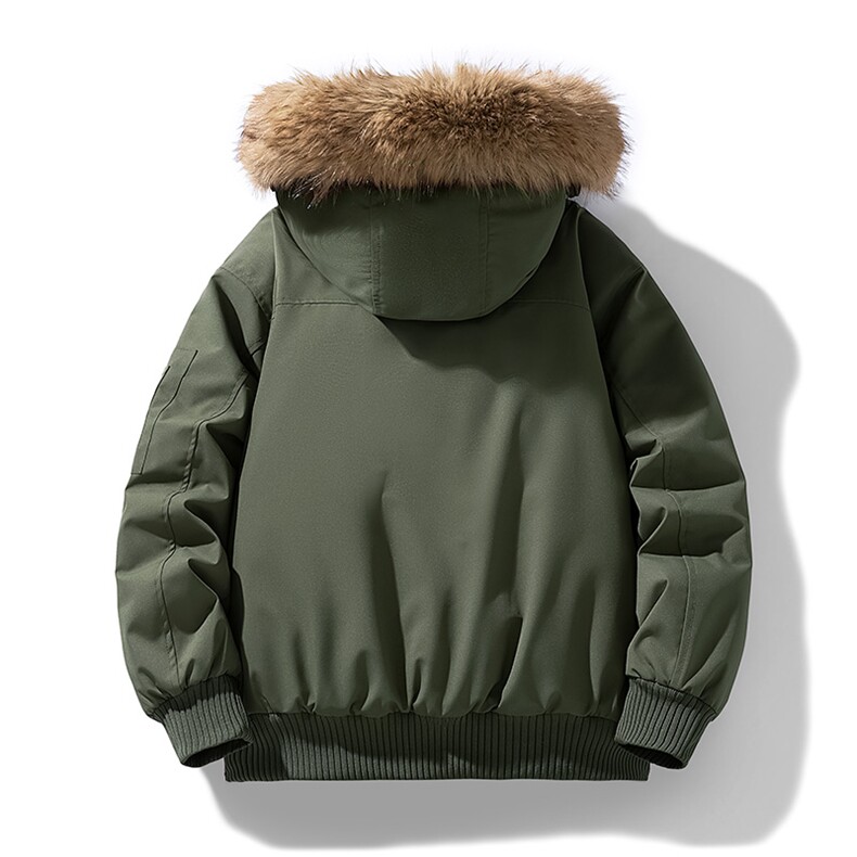 冬季美式cleanfit棉服毛领加绒加厚潮牌撞色棉服外套MY6868-P88,男装棉衣,星座610B-1