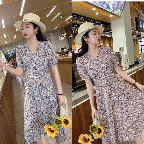 夏季新款连衣裙，女装连衣裙，浪漫流纱