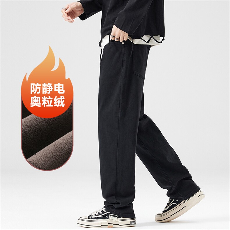 A178-1DY30AP85秋冬季加绒美式休闲牛仔裤,男装牛仔裤,电商A178-1