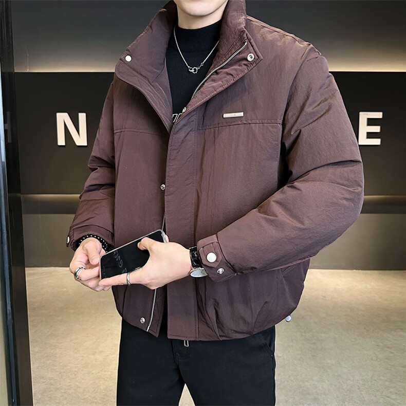 主推款90新标白鸭绒羽绒服保暖金属感设计防风外套YR5576-P249,男装羽绒服,电商D342