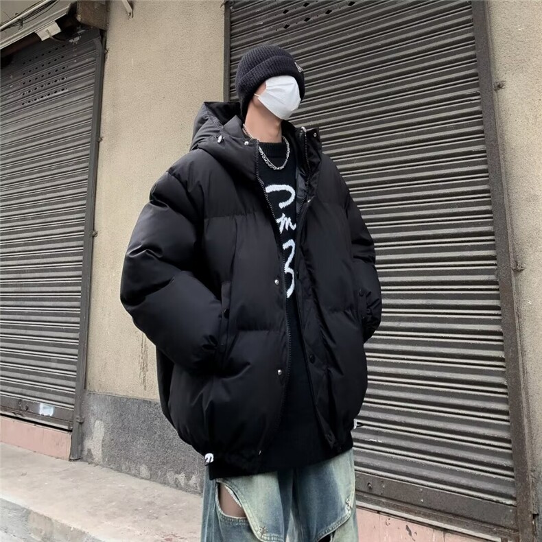 冬季加厚连帽冲锋衣棉服男女潮牌美式夹棉情侣防风FM925-P88,男装棉衣,星座1109-3