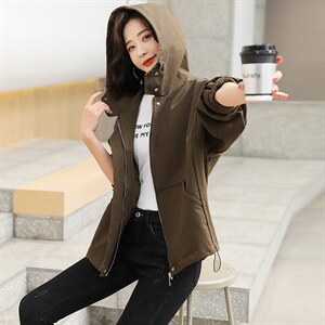 现货，时尚百搭2022年春装新款韩版外套女ins潮短款休闲洋气上衣图片