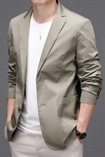 BW6806钱塘2020-2秋季新款中年男士商务休闲纯棉西服薄款外套P205，男装西服，钱塘207-2