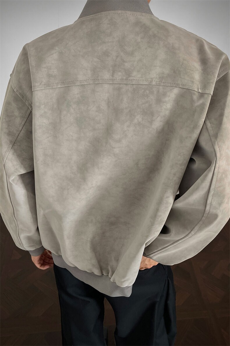 金属装饰雾霾解构大码M-5XL面层：PU皮夹克男JK78049P85控138,男装夹克,星座226-1