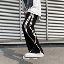 现货夏季高街ins直筒卫裤设计感小众vibe美式运动裤K2654-P32,男装休闲裤,星座512-2