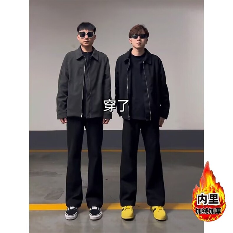 休闲西裤男腿拖地垂感长裤网B132(常规）-P35B132(加绒）-P40,男装西裤,星座910-1