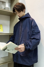 港风时尚简约两面穿夹克男韩版潮流青年外套A090-JK72P115限138，男装夹克，电商A089-1