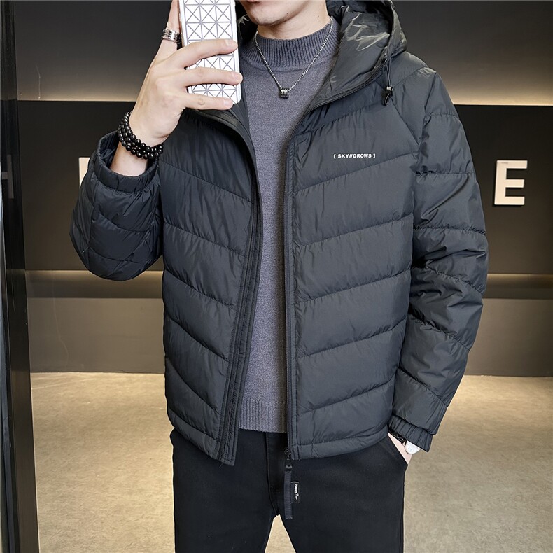 新标连帽轻奢男排骨羽绒服现货高品质情侣外套数据款Y8611-P175,男装羽绒服,电商A237