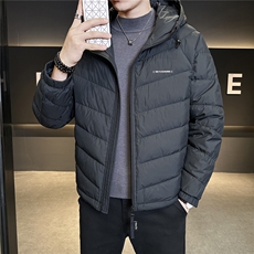 新标连帽轻奢男排骨羽绒服现货高品质情侣外套数据款Y8611-P175，男装羽绒服，电商A237