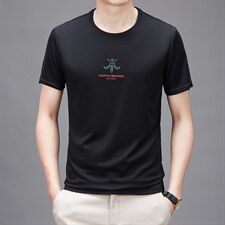 短袖T恤男韩版圆领潮流印花宽松透气学生休闲夏天衣服半截袖男,男装T恤,电商B212（原钱塘6029）