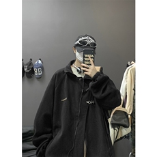 重磅！麂皮绒复合夹克飞机扣外套CP43-特P60控价：108，男装夹克，电商B371