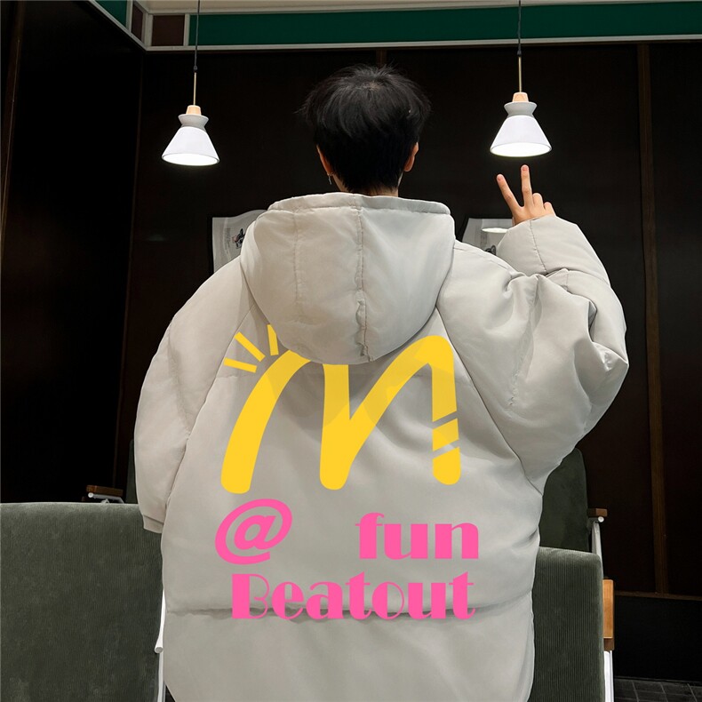棉袄厚外套港风日系棉衣纯色棉服大码面包服1016-1M07P90K118,男装棉衣,星座1016-1（原电商B408-1）