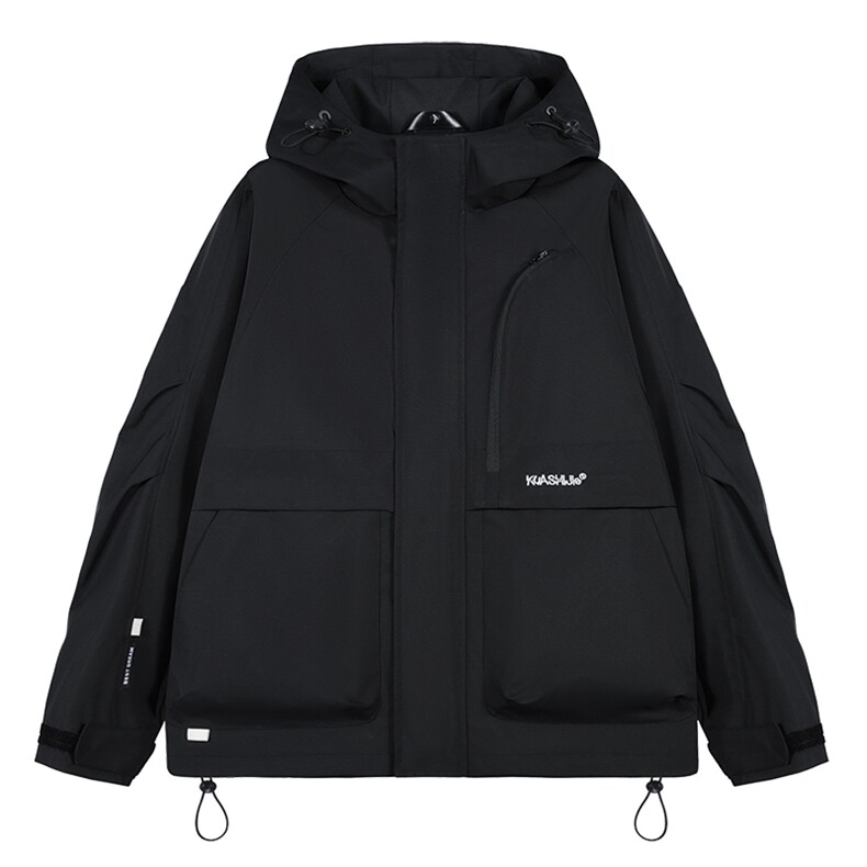 新款现货户外连帽夹克男冲锋衣外套JK817-P80,男装夹克,星座1204-3