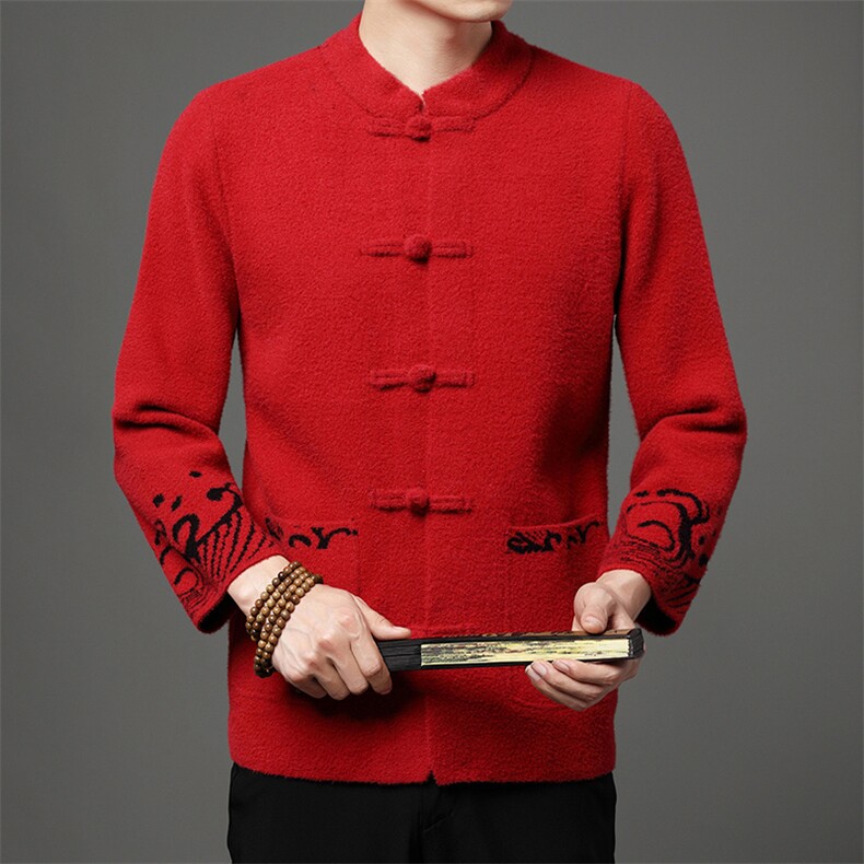 DH21727钱塘2020-2春季新建男士时尚休闲风唐装上衣P128,男装民族服装,钱塘207-2