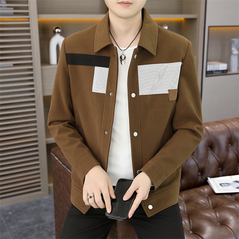 秋冬男士休闲夹克韩版潮流时尚百搭男装上衣JK2381-P100,男装夹克,星座613B