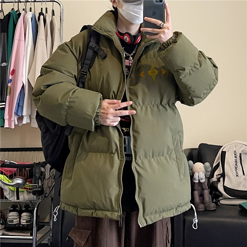 抖音品质冬季潮流新款棉服宽松百搭加厚外套MY23415特批70控118,男装棉衣,星座605(原A050)