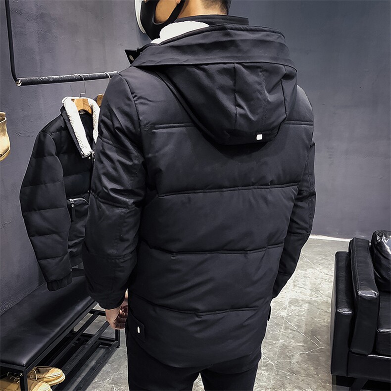 18冬季加厚5毫米羽绒棉服羊羔绒帽领棉衣外套C301-MY01-P155,男装棉衣,电商C301