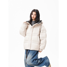 90%绒新标有报告连帽韩版宽松羽绒服上衣Y986/P350现货，男装羽绒服，星座202-3