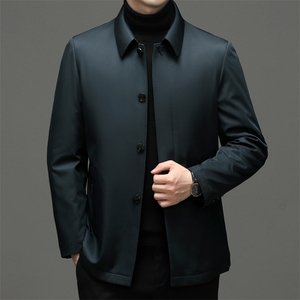 冬季新款中年男士棉衣翻领保暖加厚棉袄男装商务休闲上衣棉服外套,男装棉衣,电商B212（原钱塘6029）,河东区第六家店时代男装店