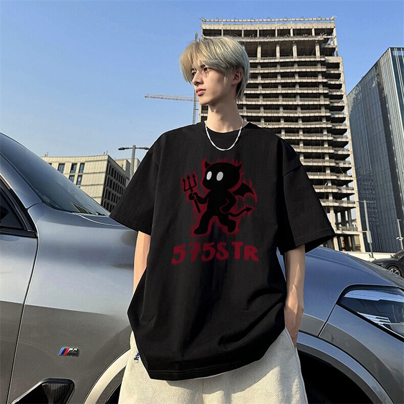 240g美式重磅短袖T恤FSDX293M-5XL特批25无差价控48,男装T恤,电商B219B