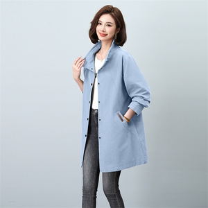 2024春季新款女装风衣外套 时尚百搭显瘦长袖大衣,女装风衣,秋牧寒烟