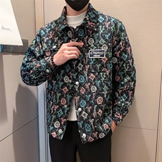 新款青少年潮流夹克春夏季百搭显瘦时尚外套男青年休闲LS8054P68，男装夹克，星座1013-5