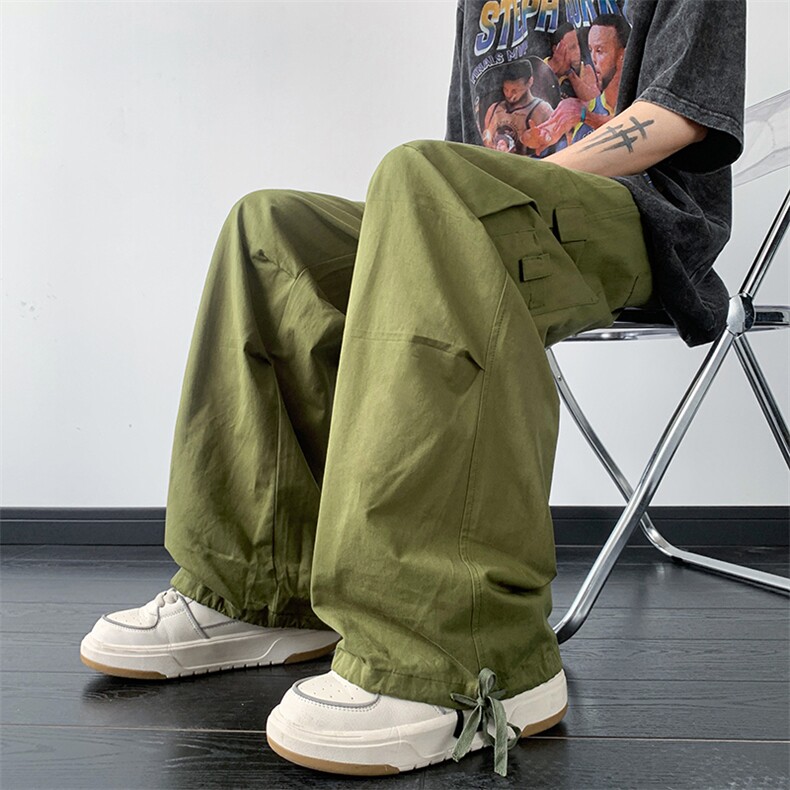 B221美式ins街头hiphop宽松工装休闲裤子LK23122-P65控88,男装休闲裤,电商B221