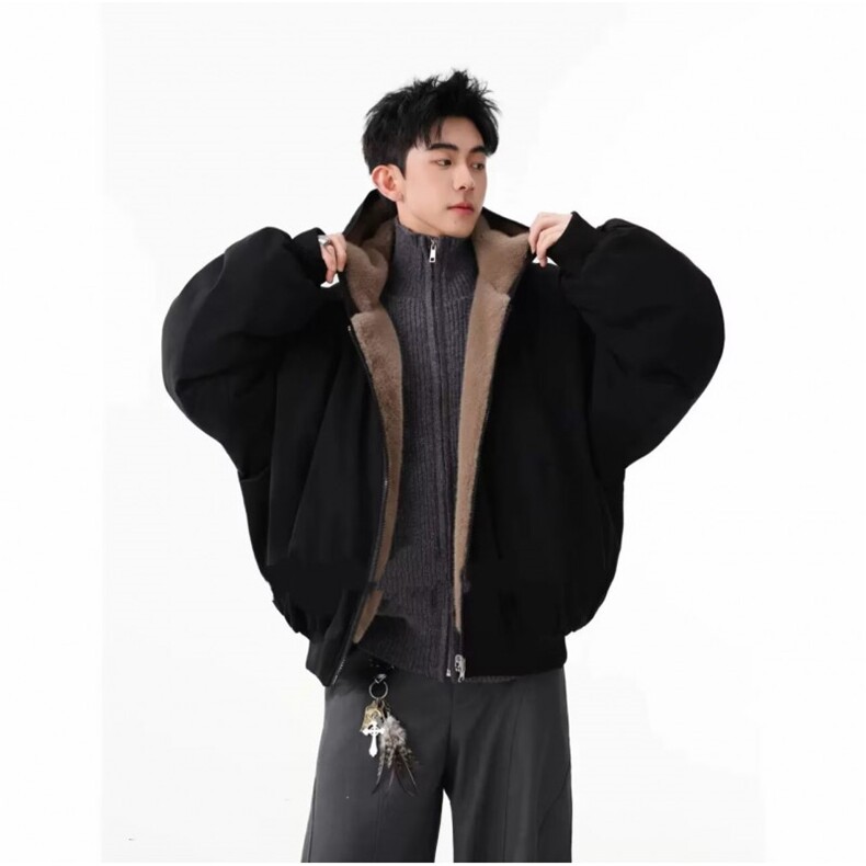 美式巴恩风立领工装夹克覆古百搭潮外套HT282-P100,男装夹克,星座1109-4